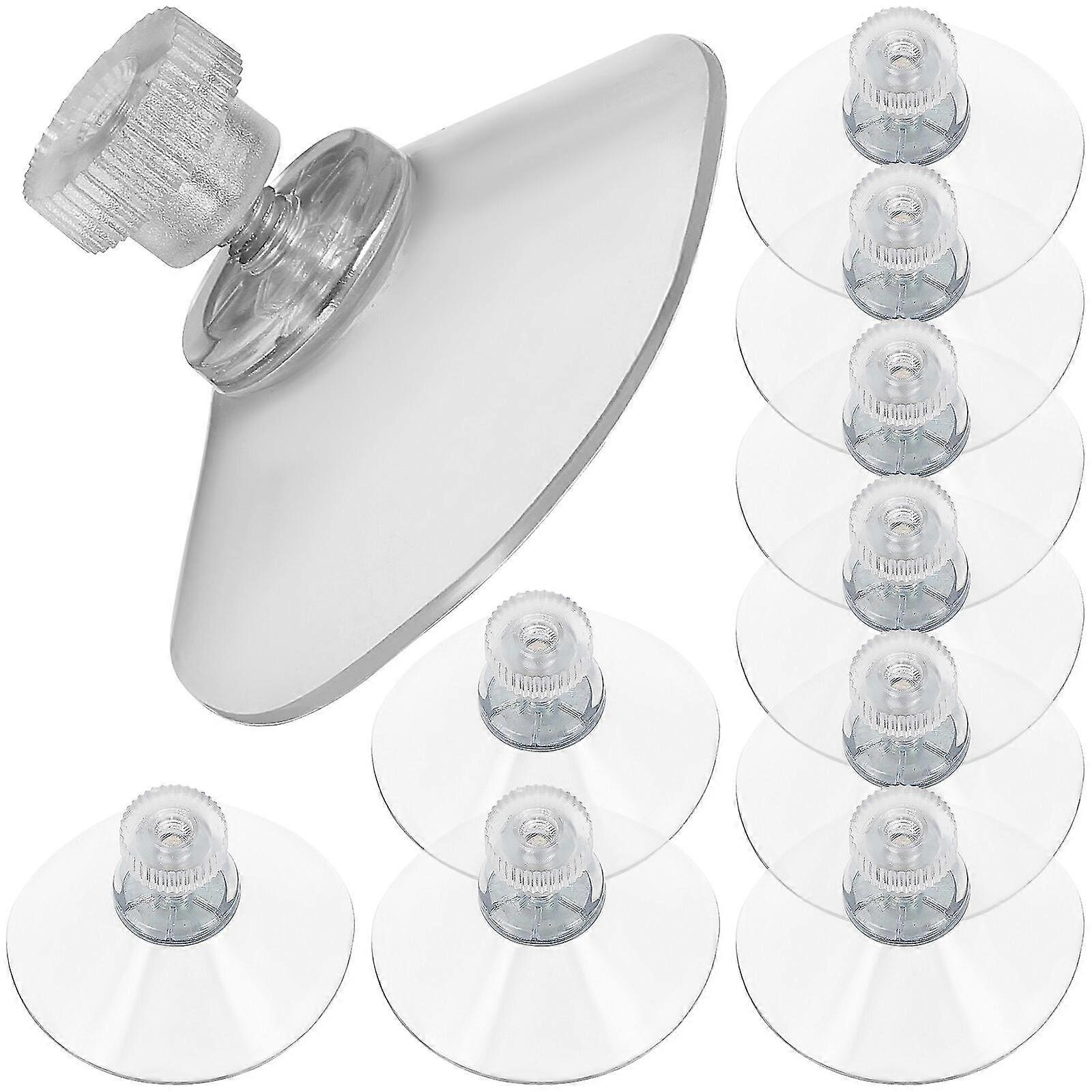 10pcs  Suction Cup Hooks Punch-free Suction Hooks Waterproof Hanger Hooks