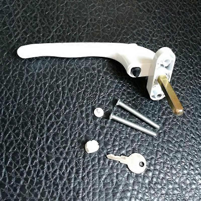 Universal Window Handle Set Aluminum Alloy Cranked Double Glazing Locking Replacement Door Handles
