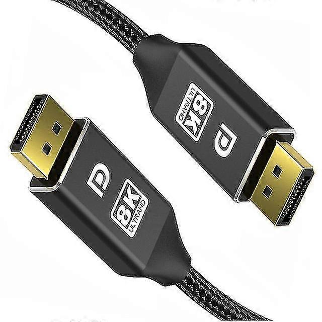 Displayport Cable Dp 1.4 To Dp Cable 8k 4k 144hz 165hz Display Port Adapter For Video Pc Laptop Tv Dp 1.2 8k Display Port Cable