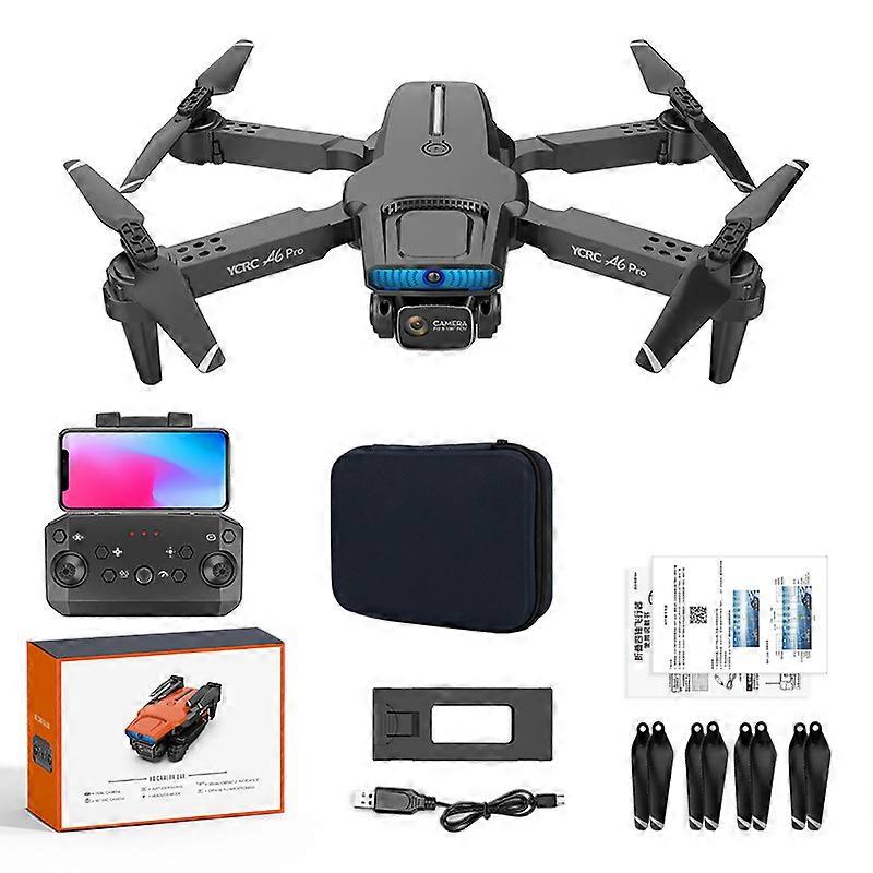 Drone X Pro WIFI FPV 4K HD Dual Camera 3 Batteries Foldable Selfie RC Quadcopter