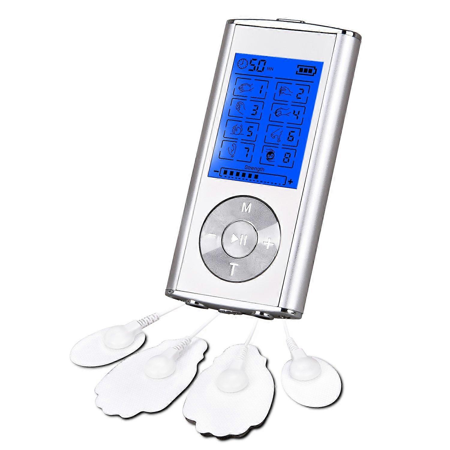 TENS EMS Unit 8 moduser Muskelstimulator for smertelindringsterapi og muskelstyrke