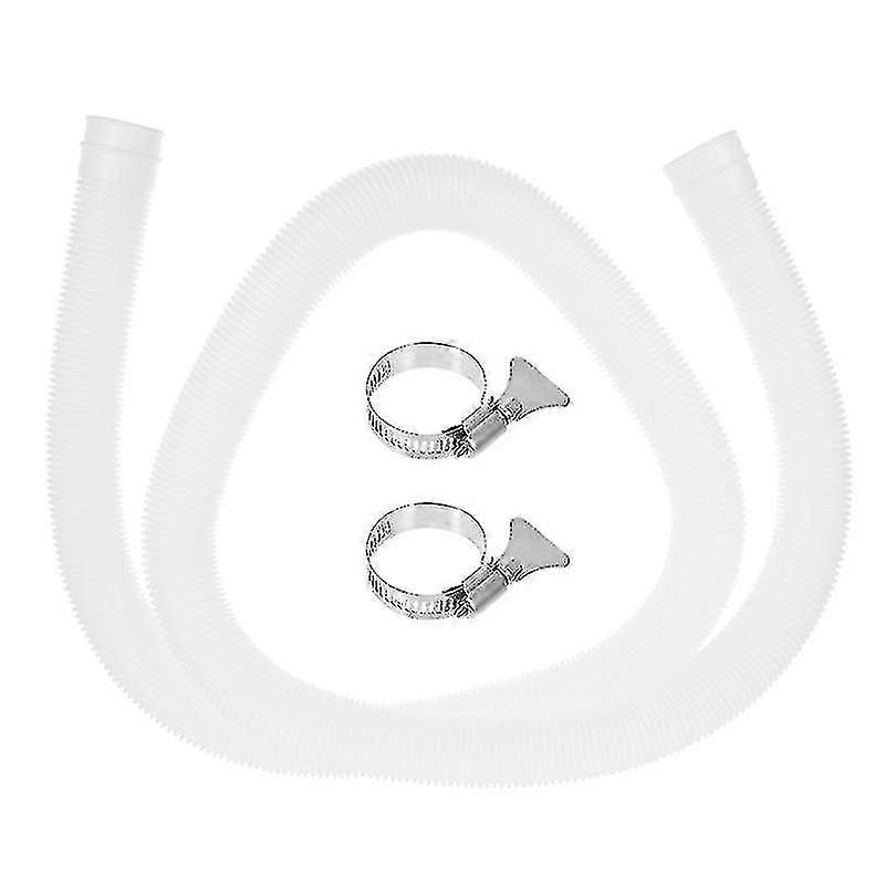 White Strainer And Filter 1 Set Pool Hose Replacement Filter Pump Hose