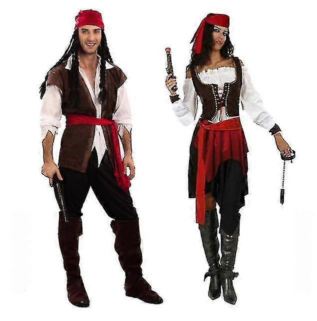 ハロウィン 海賊コスチューム コスプレ 大人カップル マスカレードパーティー