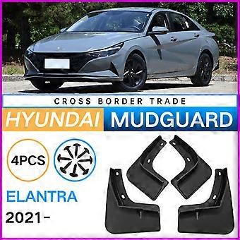 Spatlappen Spatborden Geschikt voor Hyundai Elantra 2022-2023 Spatborden Band Spatborden Spatlappen Wielbeschermers Accessoires 4x Band
