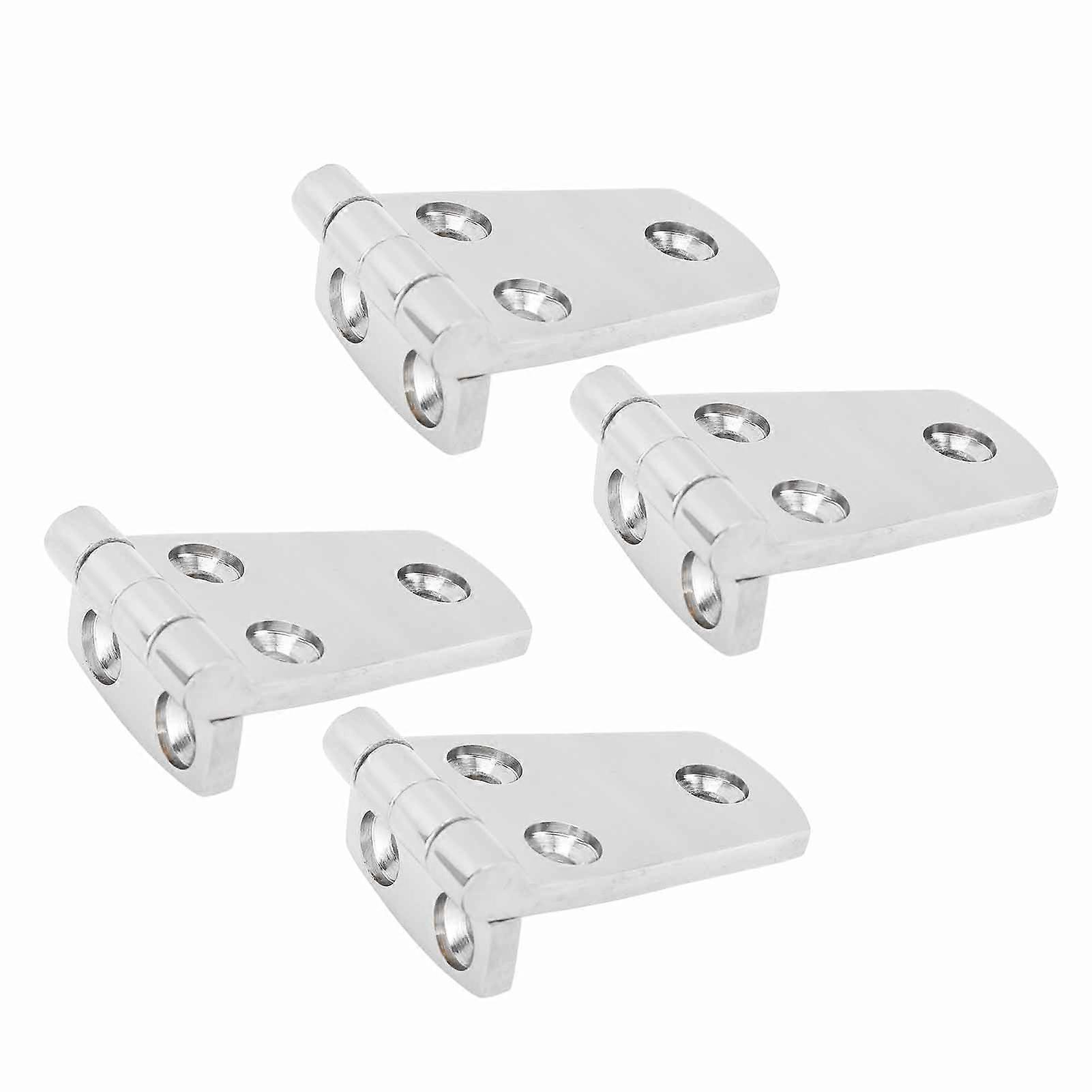 4Pcs 316 Stainless Steel Boat Hatch Hinges 76x38mm Rust Proof