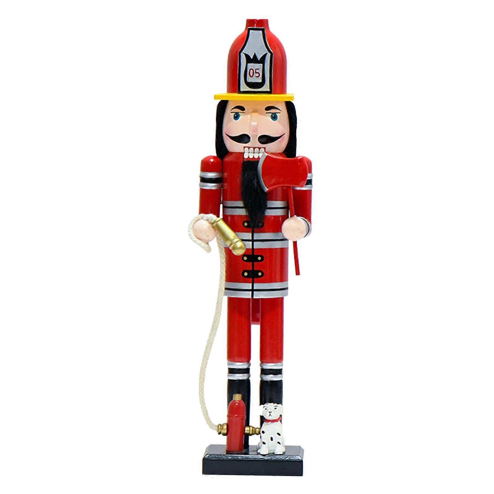 Nussknacker Statue Holz Dekor Nussknacker Ornament für Desktop Office Festival