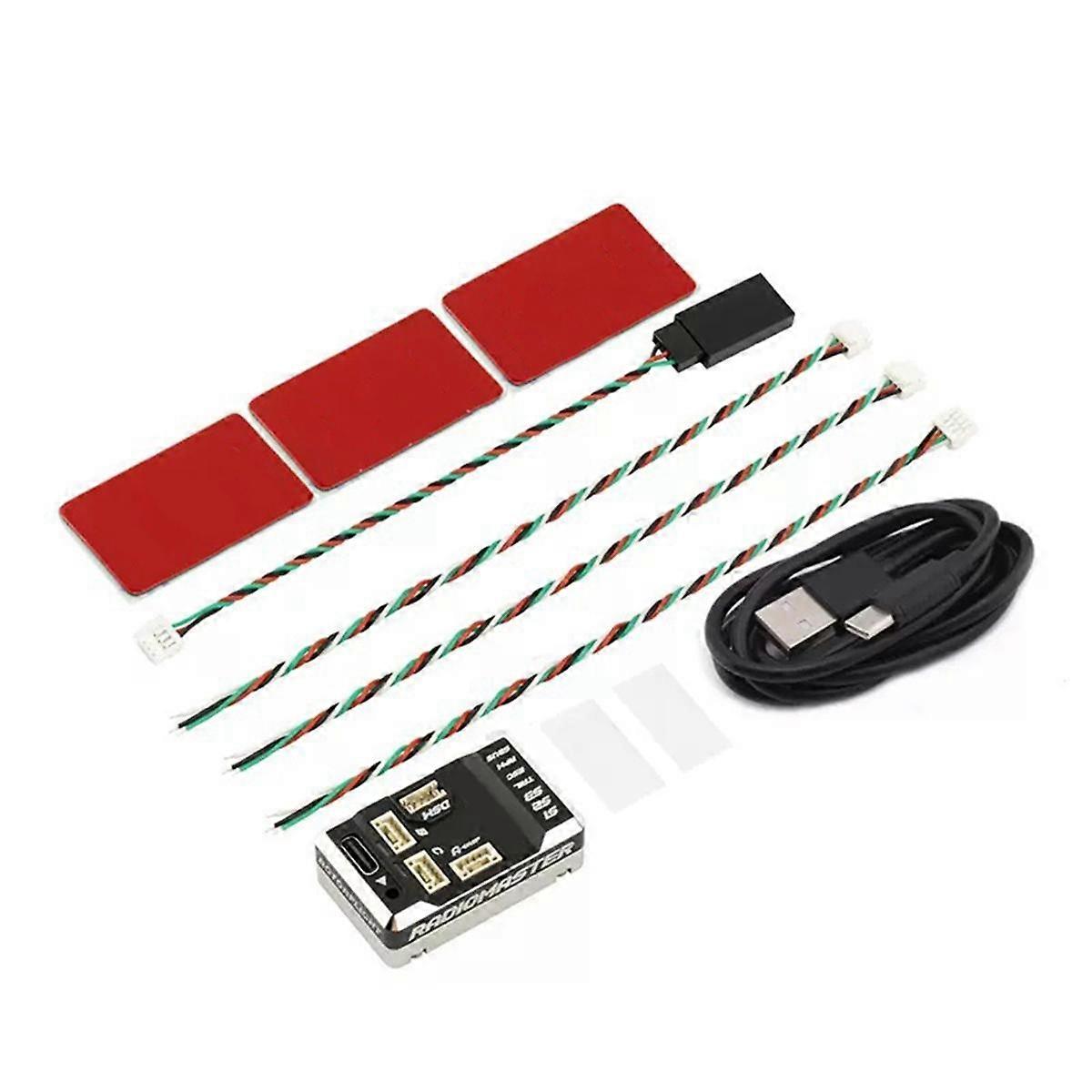 Helicopter Flight Controller Aluminum Case Built-in Black Box Flybarless Control Plug and Play for 250-700 Helicopter