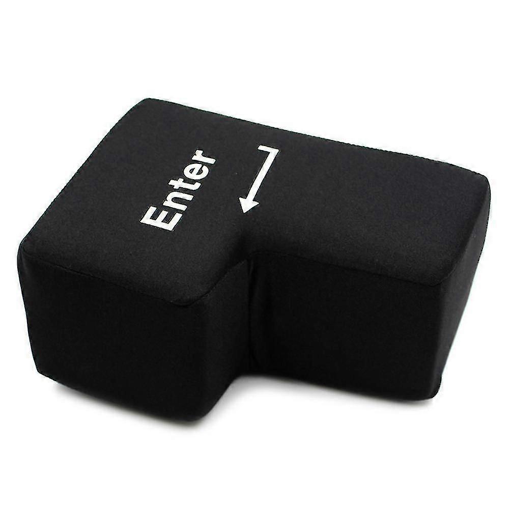 Big Enter Button USB Enter Button Adult Pillow Nap Office Decompression Pillow Gift for Colleague and Friend