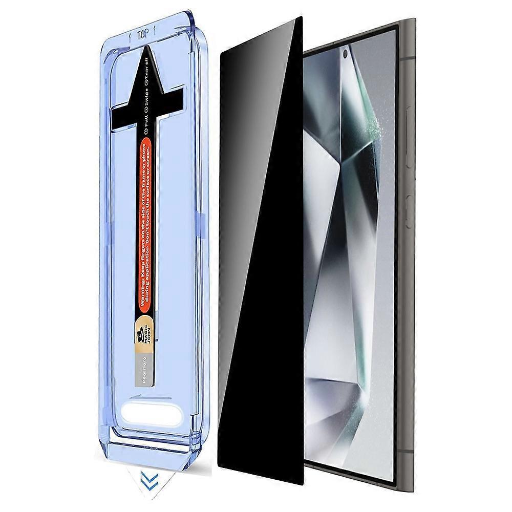 Type A For Samsung Galaxy S24 Ultra Anti Spy Tempered Glass Screen Protector with Automatic Dust