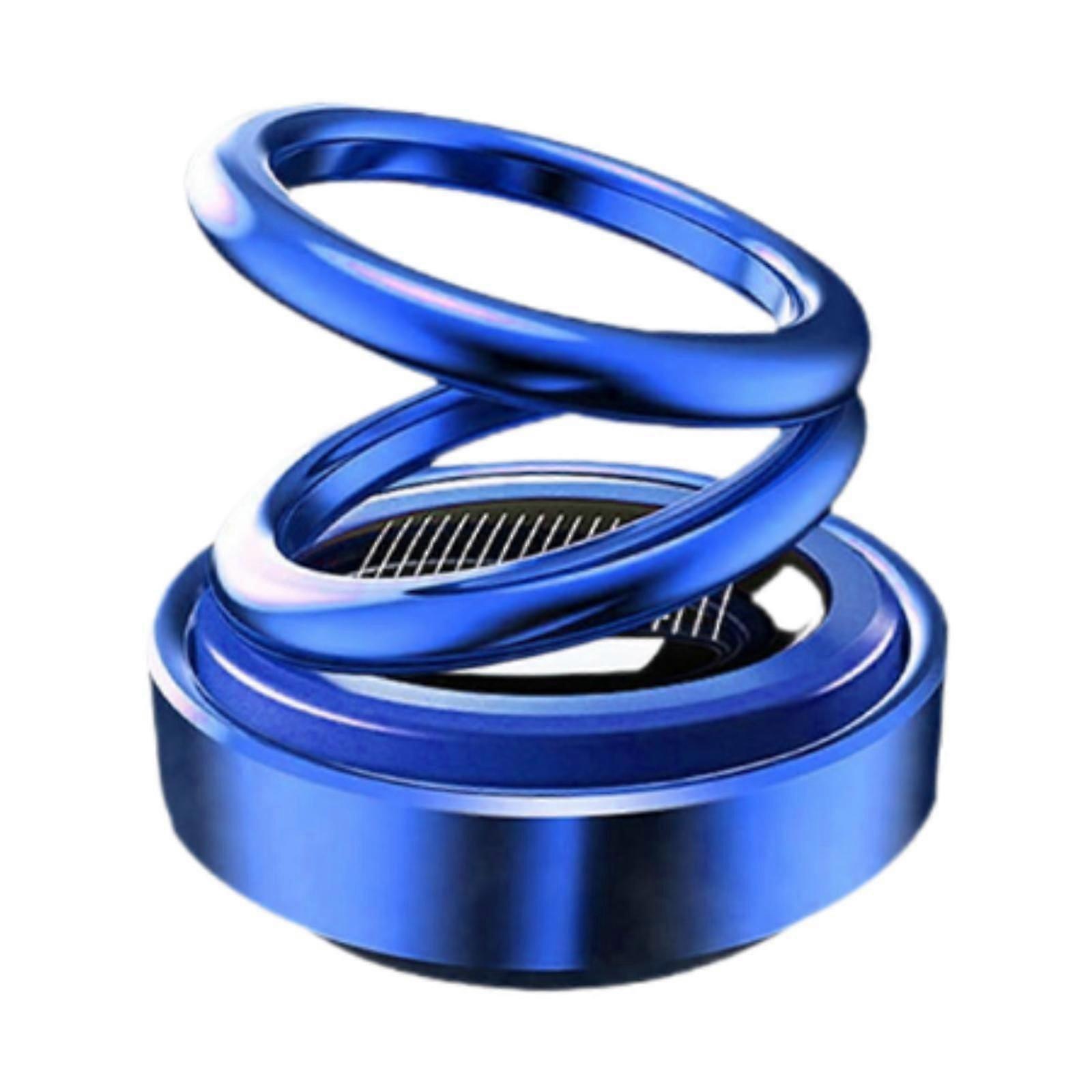 Auto Lufterfrischer Solarenergie Rotierend Büro Erwachsene LKW Parfüm Diffusor Blau