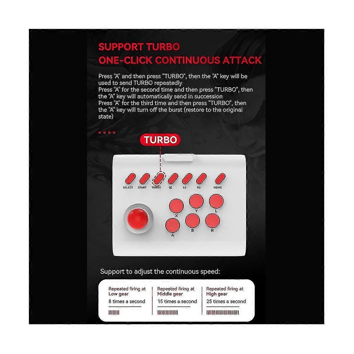 Wireless Arcade Game Console Bluetooth Joystick Controller para Ps3 Box Pc teléfono móvil B