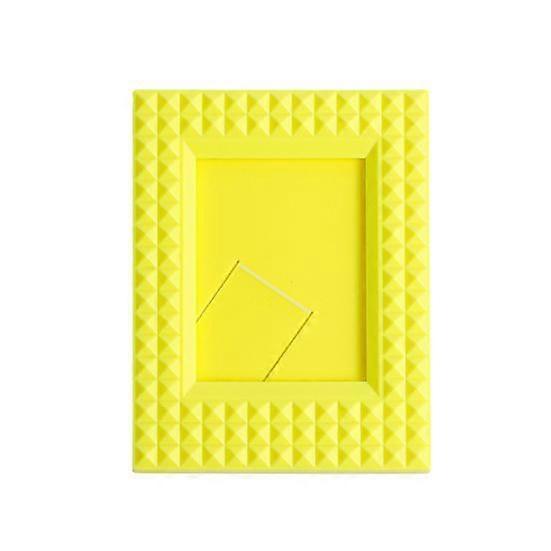 3 Inch Photo Anti-crack Solid Frame Free-standing Color Anti-skid Embossed Desktop Decor Decorative Photocard