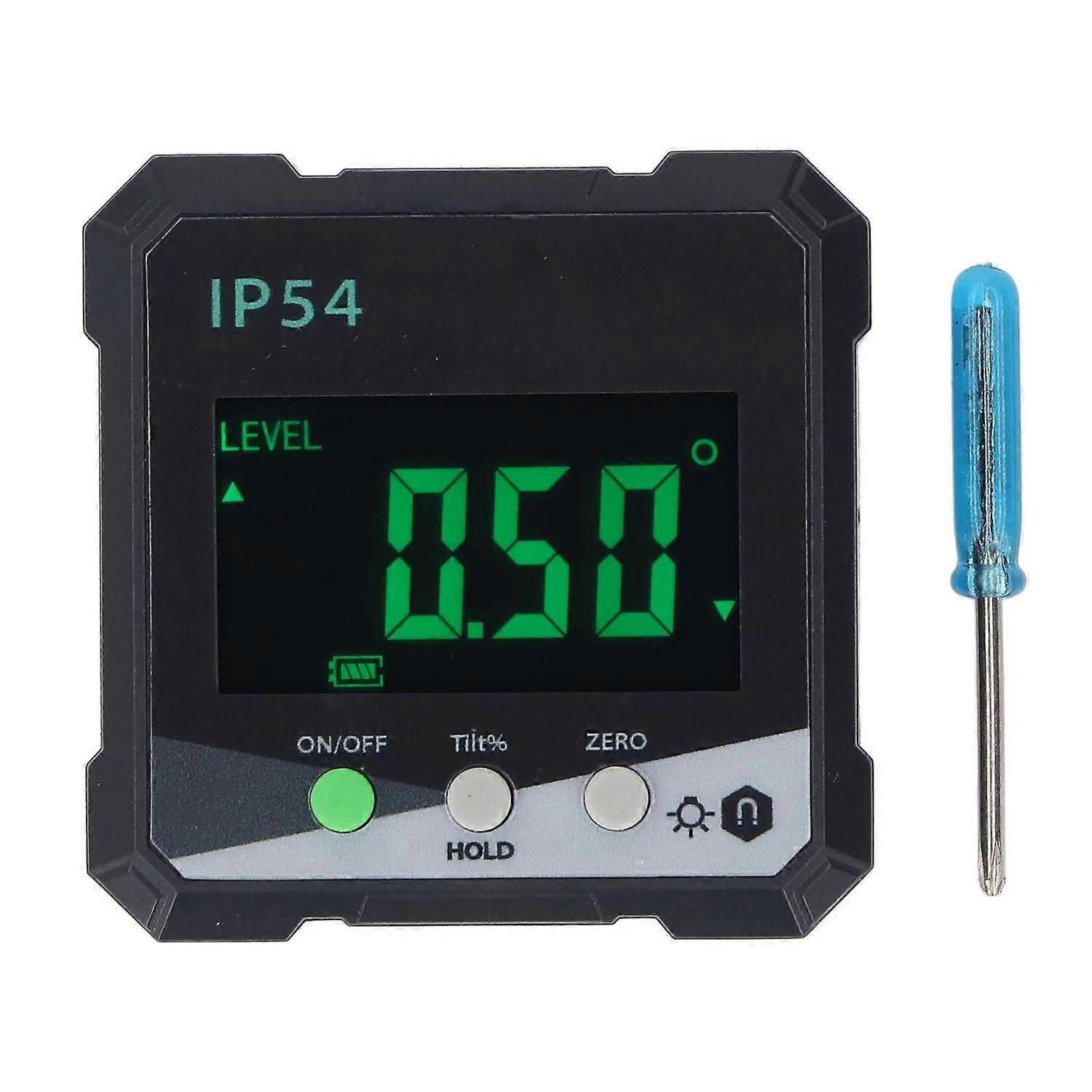 Digital Level Box 2 Modes Magnetic Base LCD Digital Angle Gauge Protractor Inclinometer for Woodwork