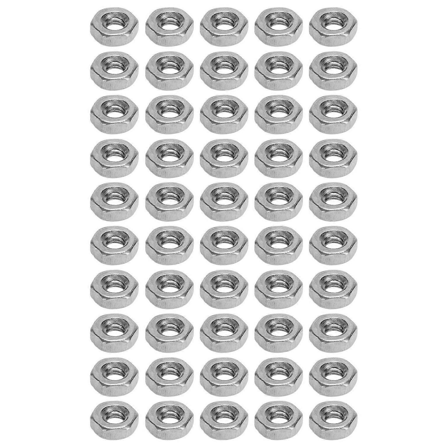 hex nuts hex full nuts hex nuts assortment kit thread nuts 50Pcs Hex Nuts A2-70