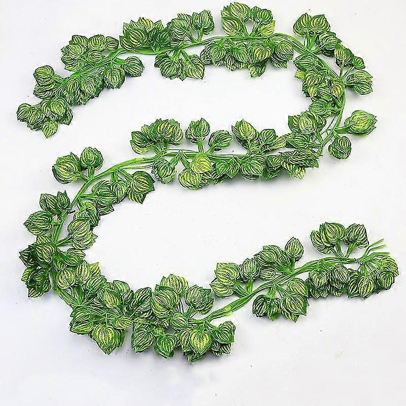 Artificial Vines Simulation Creeper Leaf Vine Evergreen Vine(50m, Green)