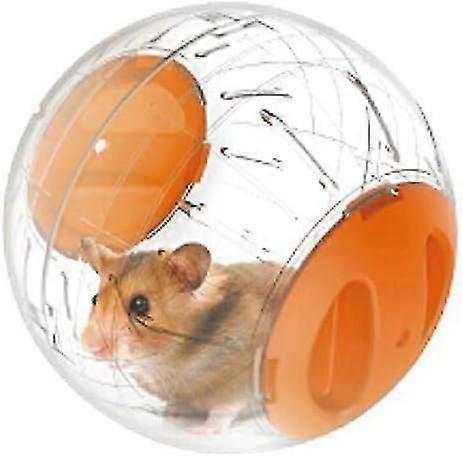 12cm Gym Ball For Hamsters And Mice Small Animal Activity Toy Exercise Ball For Dwarf Hamster, 3 Colors To Choose (orange)
