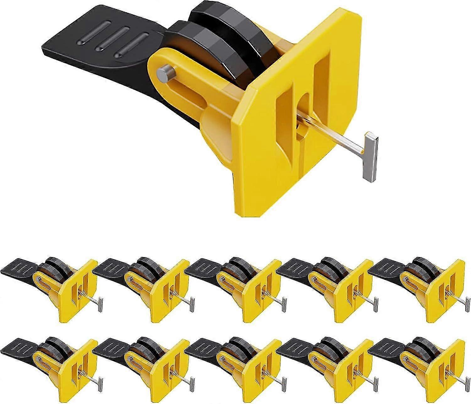 Tile Leveling System, 50 Pcs Reusable Tile Levelers Spacers with Replaceable Steel Pin for Building Walls, Floors, Stone Installation, 2 Mm Tile Space