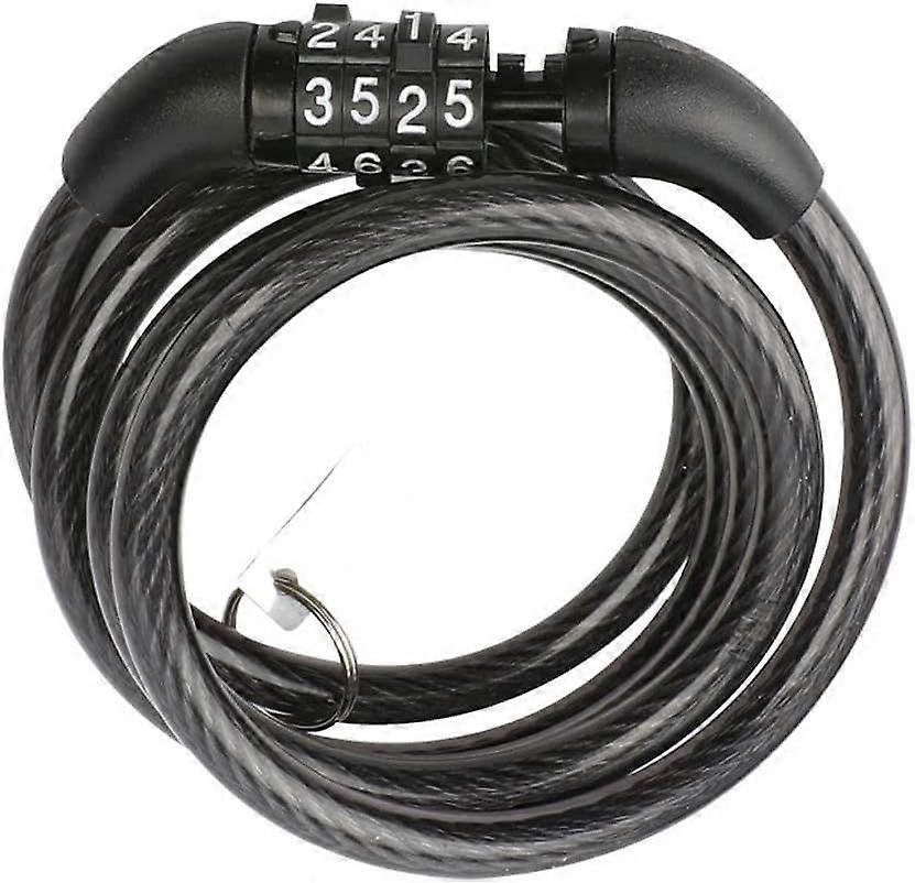 Combination lock security chain for bicycle, motorcycle and gate