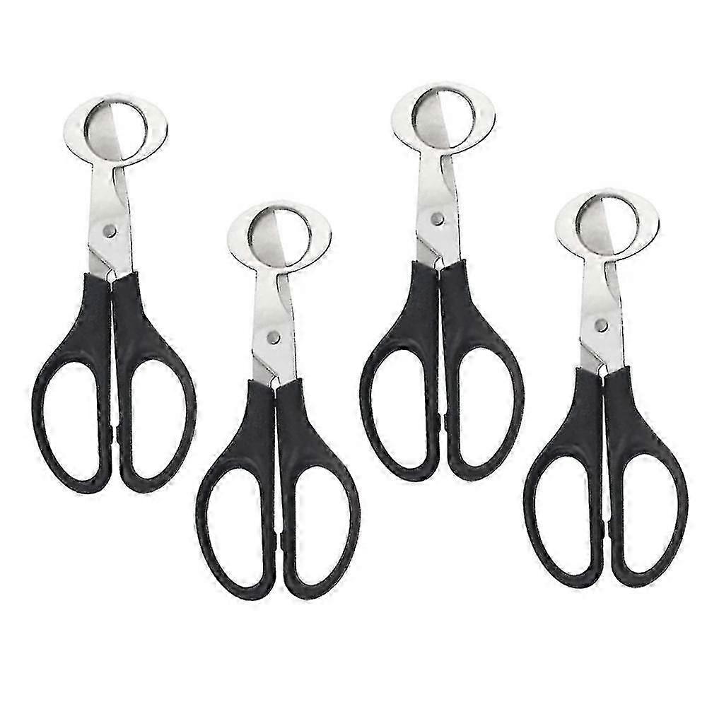 4pcs Quail Egg Cutter Kitchen Egg Shears Tool Quail Egg Shell Cutters Separator Small Quail Egg Cracker Quail Scissors Opener