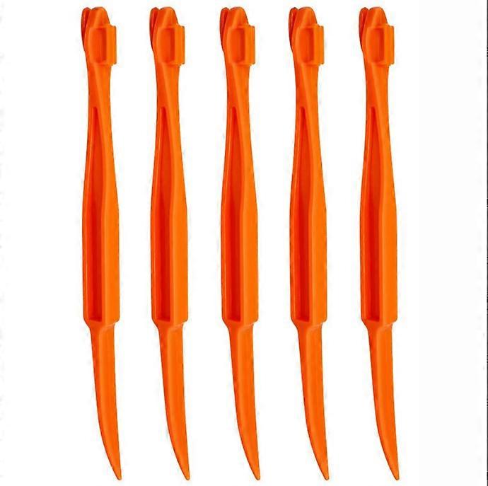 5pcs  Orange Citrus Peelers, Kitchen Tools Safe Plastic Easy Fruit