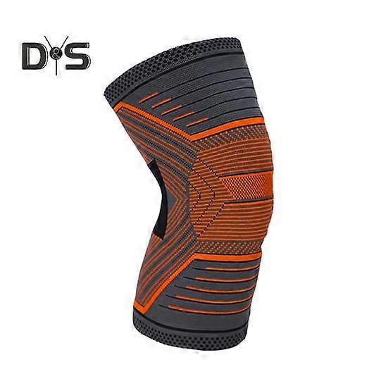 Knee Compression Sleeve for Men Women Sports Knee Pads with 3D Knitting Tech Elastic Design Non-slip Knee Guards for Running