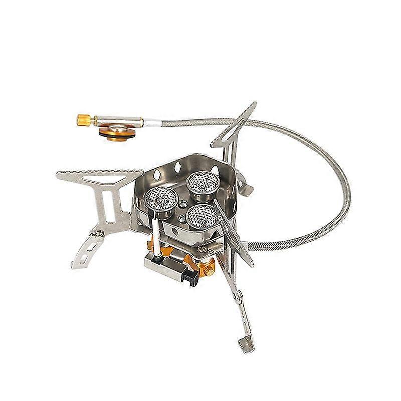 Backpacking Camping Gas Stove Windproof Stove with Piezo Ignition