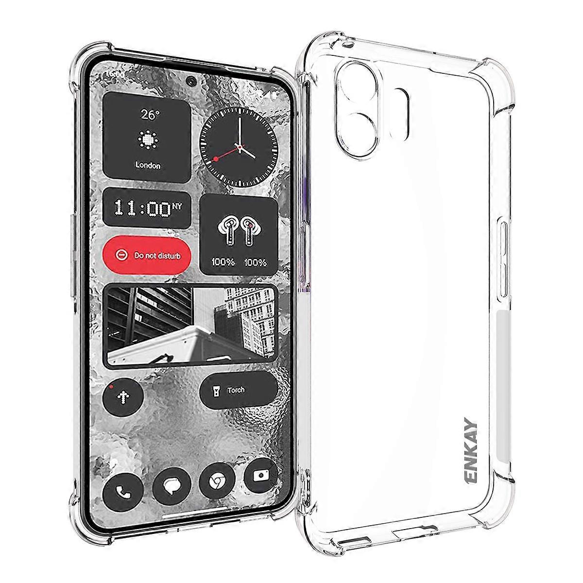 ENKAY Hat-Prince Transparent TPU Shockproof Phone Case