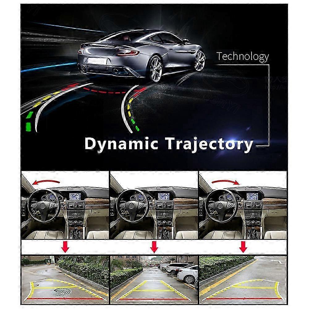 Ahd Korean Car Camera 360 Adjustable Angle Reversing Image 170 Degree Hd Wide Angle Night Vision 1080p Fisheye Rear View Plug-in Ip68/night Vision Fun