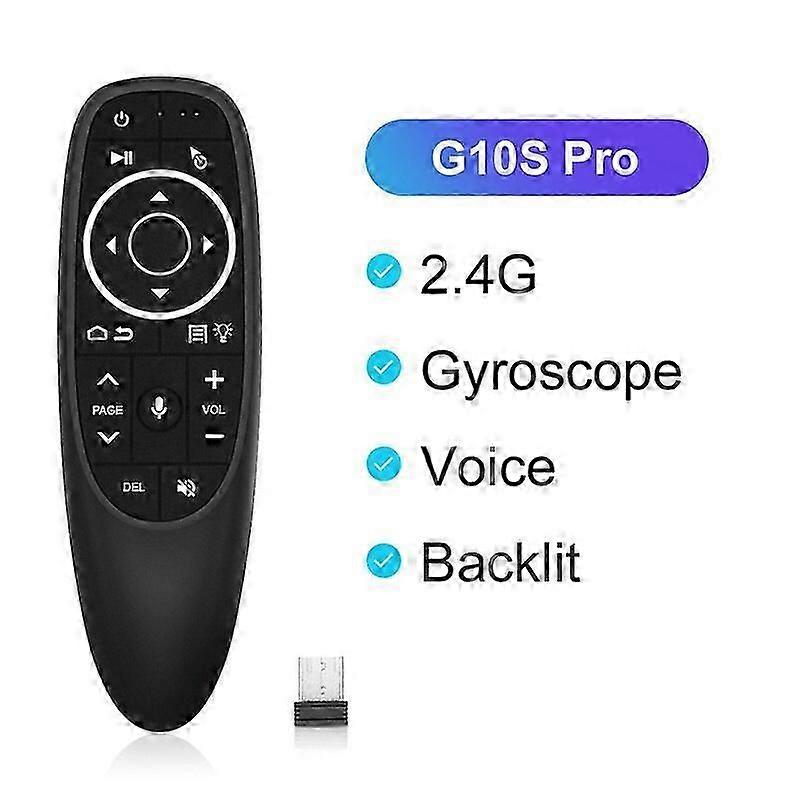 G10 G10s Pro Voice Remote Control 2.4g Wireless Air Mouse With Gyroscope Ir Learning For Android Tv Box Km2 H96 Max X96 Mini Km6 - Remote Control - Al