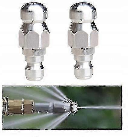 2pcs Karcher Hose Swivel Sewage Nozzle 1/4