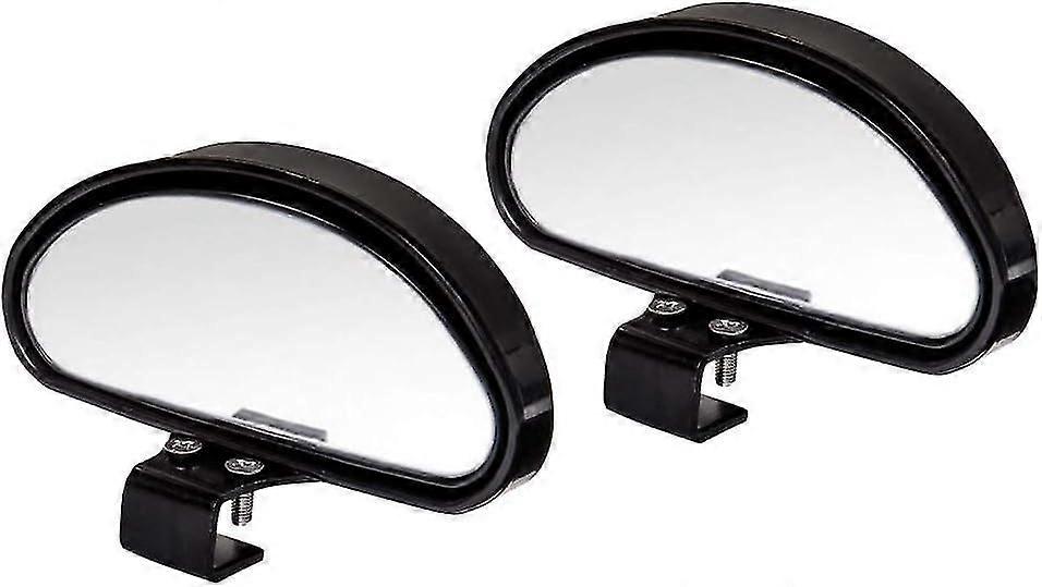 Mirror Driving Accompanied Mirror Blind Spot Mirror for All Cars- Adjustable Angle Convex Mirror (2Pcs-A)