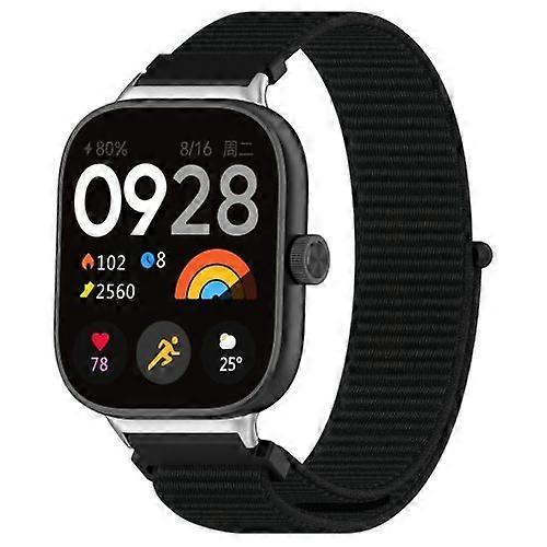 For Redmi Watch 4 / Watch 5 Nylon Loop Metal Connector Watch Band