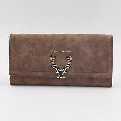 محفظة نسائية جلد ناعم السيدات محفظة بطاقات متعددة فتحات سعة كبيرة سحاب حقيبة مخلب Type5