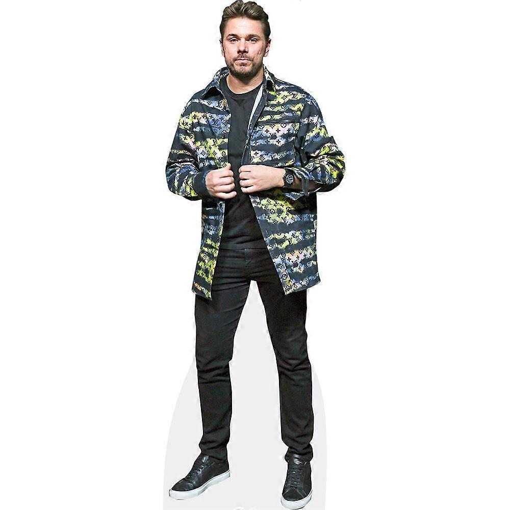 Stan Wawrinka (Casual) Cardboard Cutout (lifesize OR mini size). Standee. Stand Up.