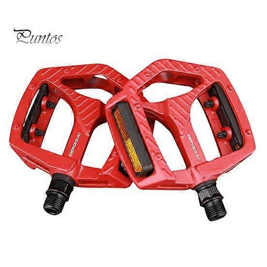 1 Pair Bicycle Pedals with Sealed Bearings Hollow Design Non-Slip Universal Threaded Port Simple Installation MTB Pedals Cycling Accessories