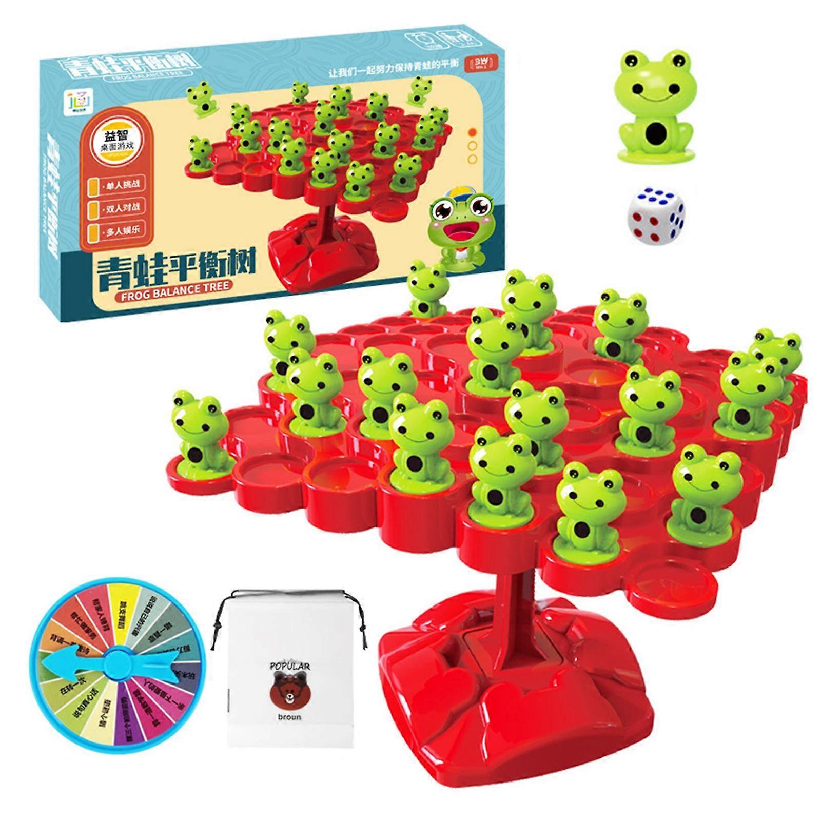 Balanced Tree Frog Frog Balance Counting Toys Frog Balance Board Game
