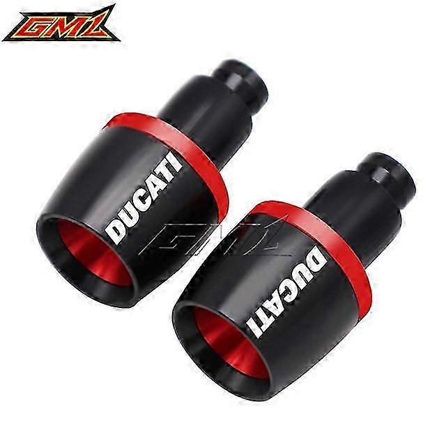 For Ducati 999/S/R 749/S/R S4RS MS4/MS4R M900/M1000 900SS/1000SS 996/998/B/S/R 748/750SS Motorcycle CNC Handlebar Grips Cap Plug