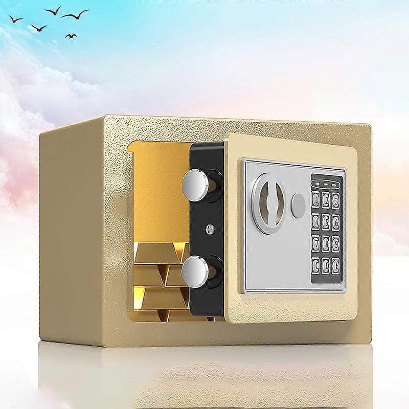 Compact Digital Safe Box - Secure Your Valuables with Durable, Portable Design