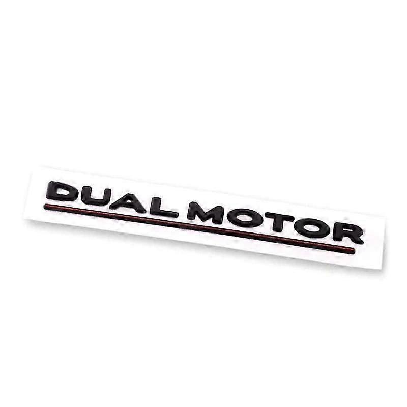 compatible with Tesla Model 3 Y X S Dual Motor Emblem - 3D Dual Motor Badge Sticker Decor Percompatible withmance Badge Acc