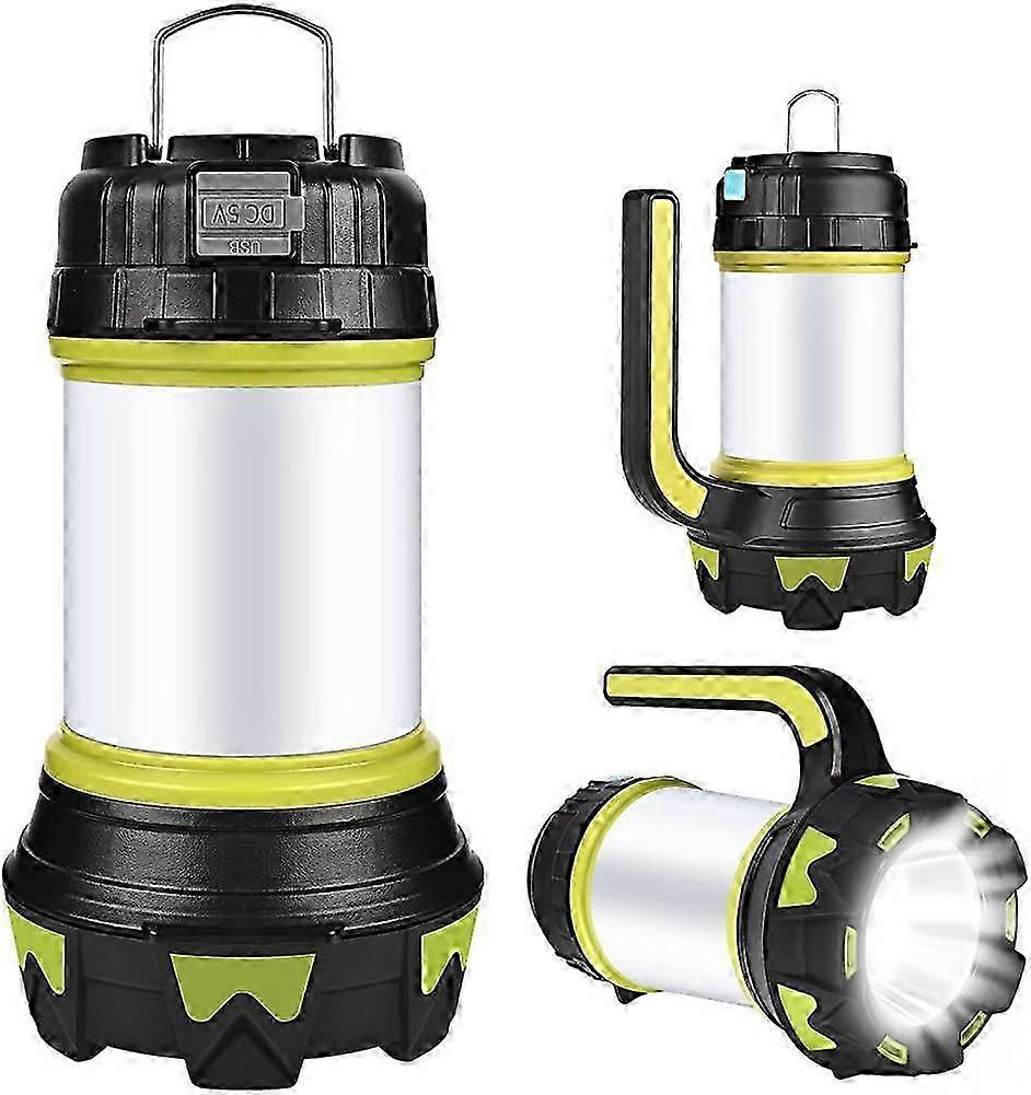 Portable Camping Lantern, USB Rechargeable LED Camping Light Dimmable IP65