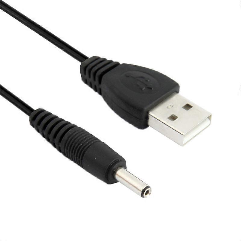 USB samec na DC 3,5 x 1,35 mm napájecí kabel, délka: 1,2 m (černá)