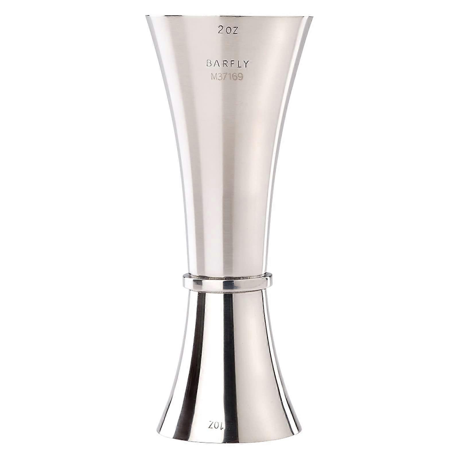 Stainless Steel Jigger for Cocktail Making 2 Oz Dual-Sided Measuring Tool Professional Bartending Essential