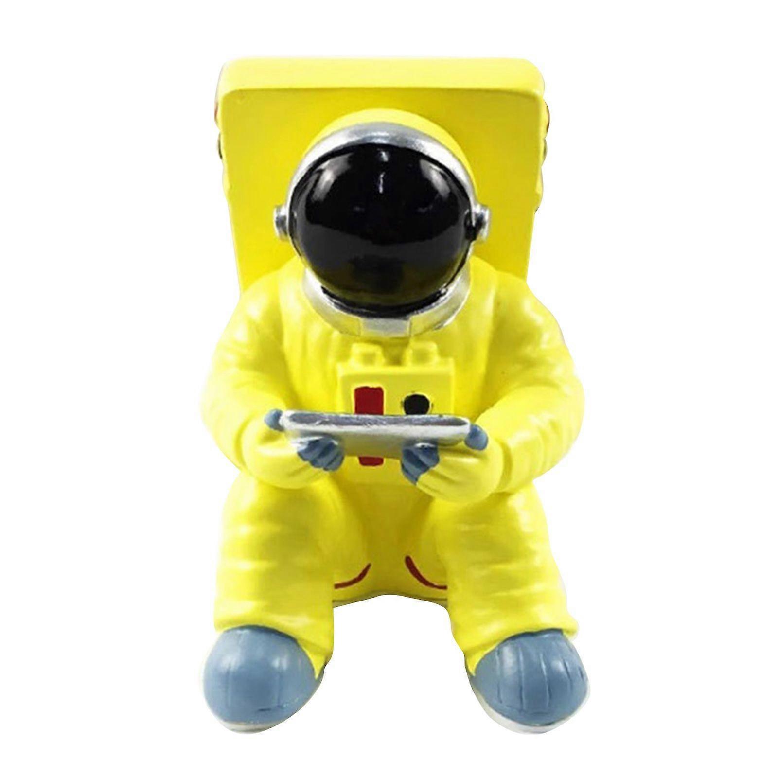 for Creative Astronaut Cell Phone Stand Tablets Smartphone Spaceman Bracket Resin Phone Holder Desk Ornament Universal for