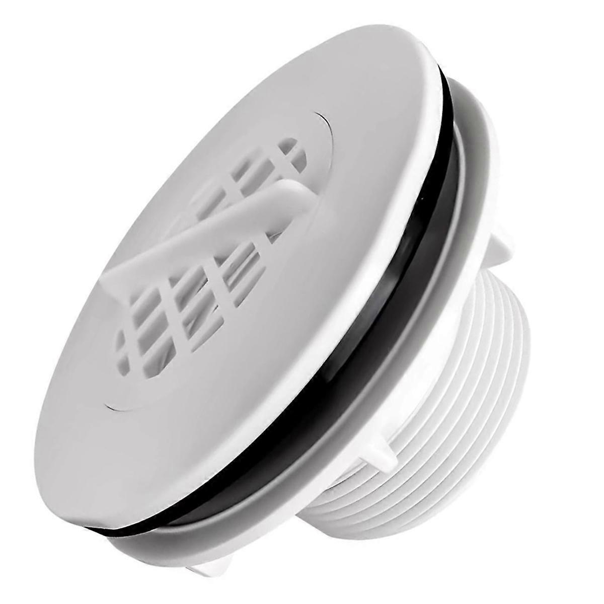 Threaded Inlet Strainer Kit Include Rubber Washer and Strainer Nut Fits for Filter Pumps with 1-1/2 