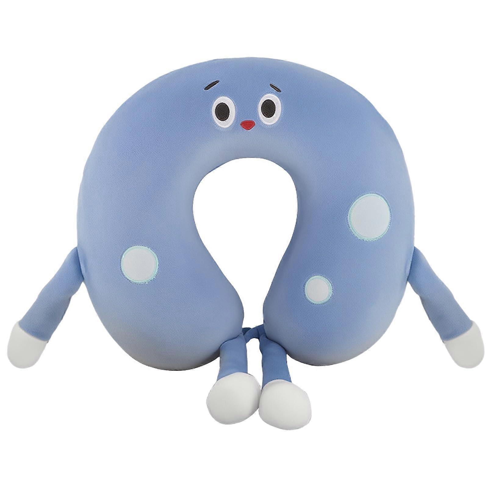 Soft Memory Foam Support Neck Pillow for Airplane Travel