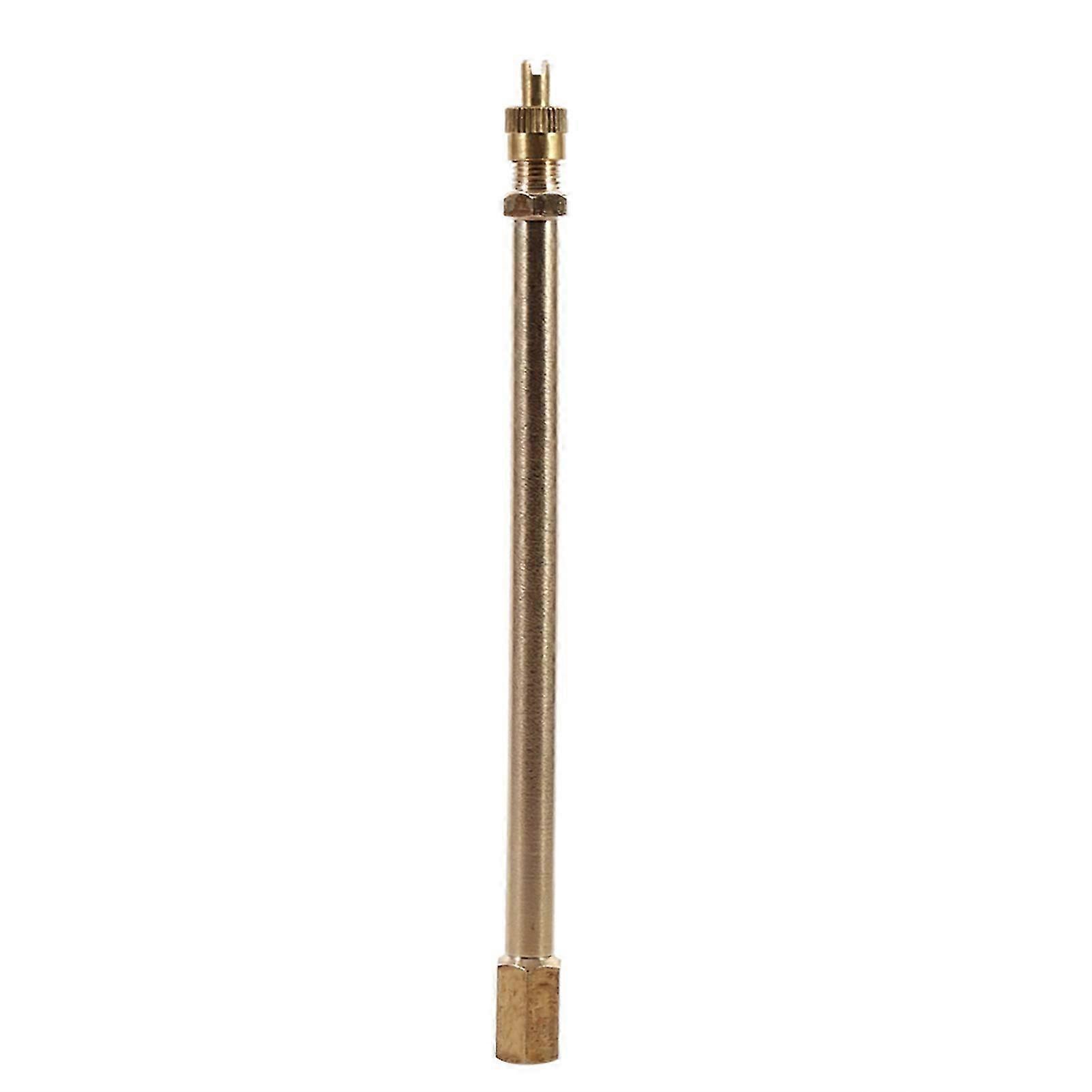 Brass Auto Tire Valve Stem Extension Pole Caps Extender Straight Bore 140 mm