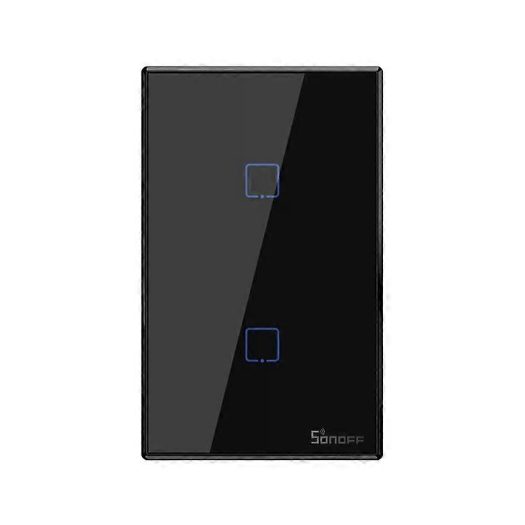 Smart Wall Touch Switch-Sonoff T3 US-TX 433 RF,Double Button,WiFi