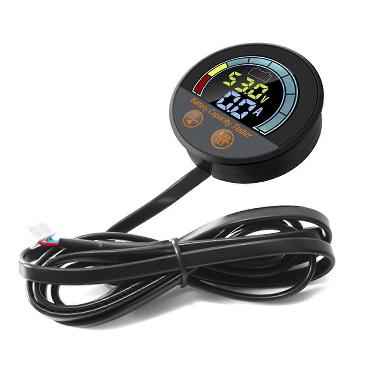 DC 8V-100V Battery Monitor with Shunt Voltage Current Coulomb 100A