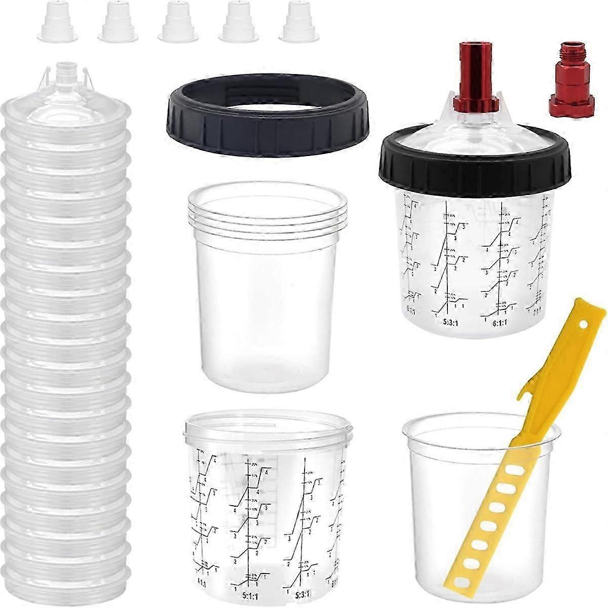 Disposable Paint Mixing Cup System Kit