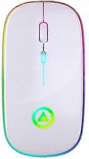 Rechargeable Wireless Mouse A2 Led Backlit Colorful Light Silent Comfortable